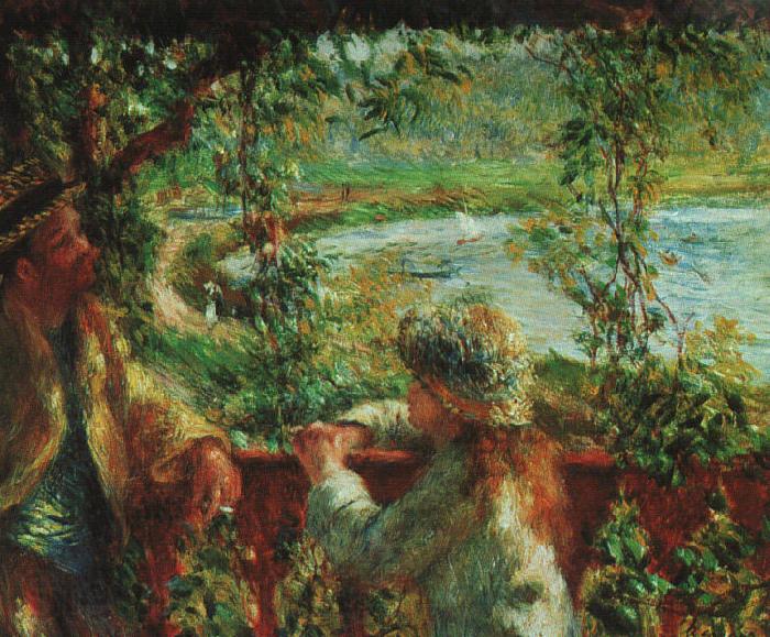 Pierre Renoir Near the Lake